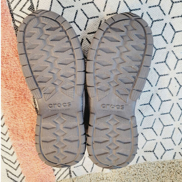 CROCS SWIFTWATER EDGE MESH SLIP ON LOAFER, sz 11 - Picture 9 of 10